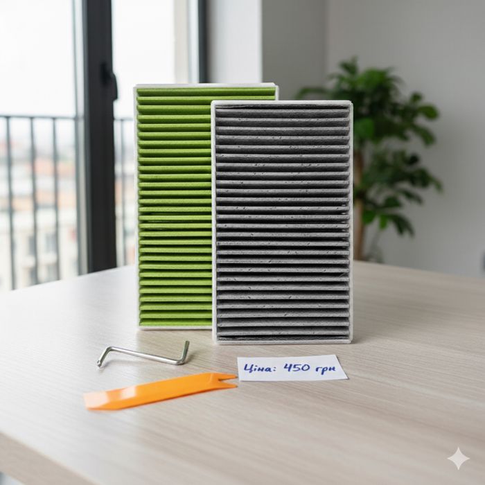 Комплект салонних HEPA фільтрів для Tesla Model 3 / Y + інструменти