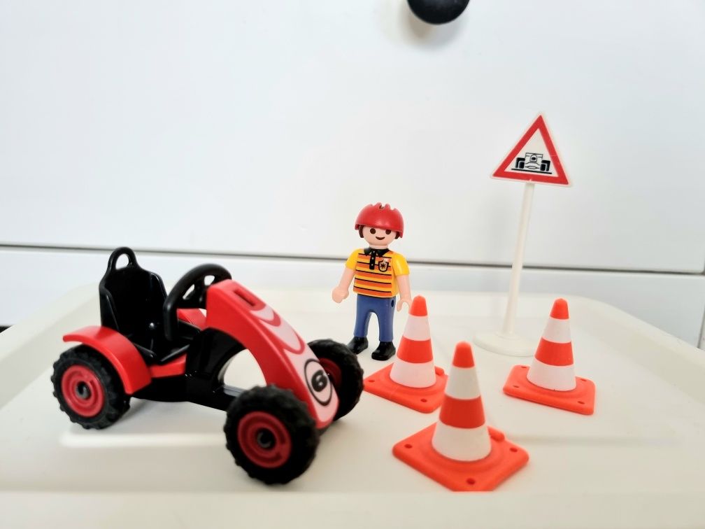 Wyścigowy gokart playmobil zestaw