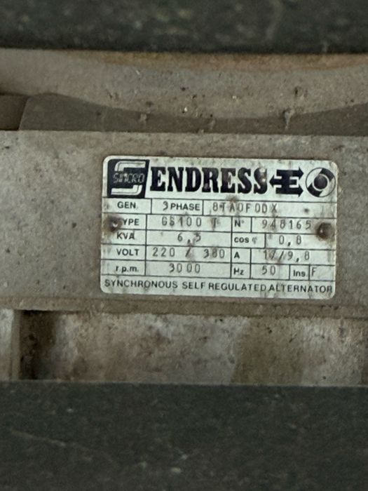 Генератор Endress 3Фазний на 6 кВт