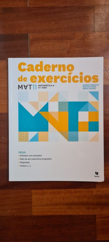 Caderno de exercícios de Mat 11