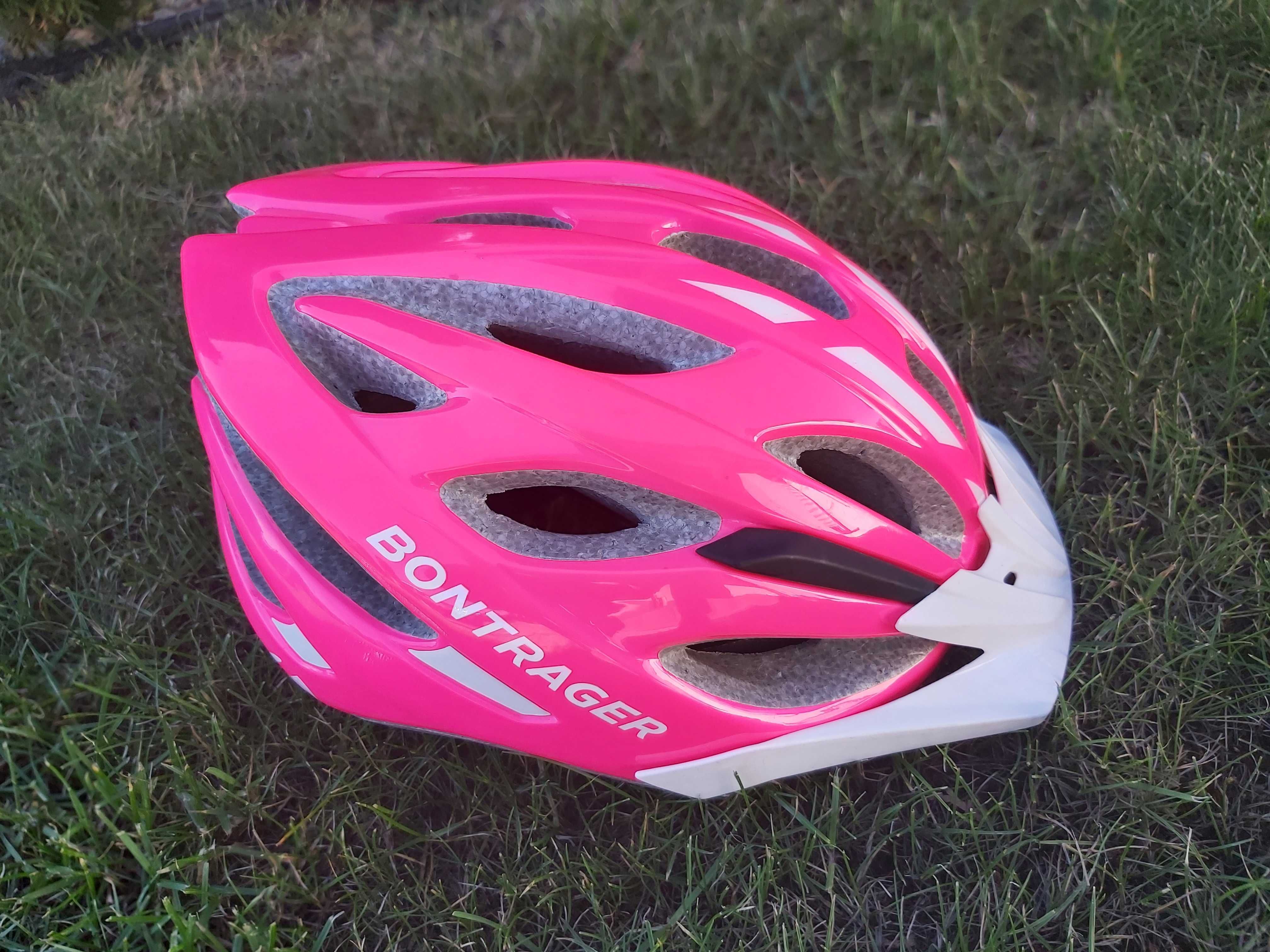 Kask rowerowy BONTRAGER dziecięcy -  dziewczęcy, stan bardzo dobry,