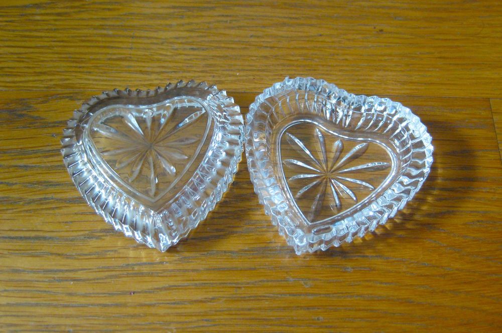 Guarda Joias em Cristal em forma Coração