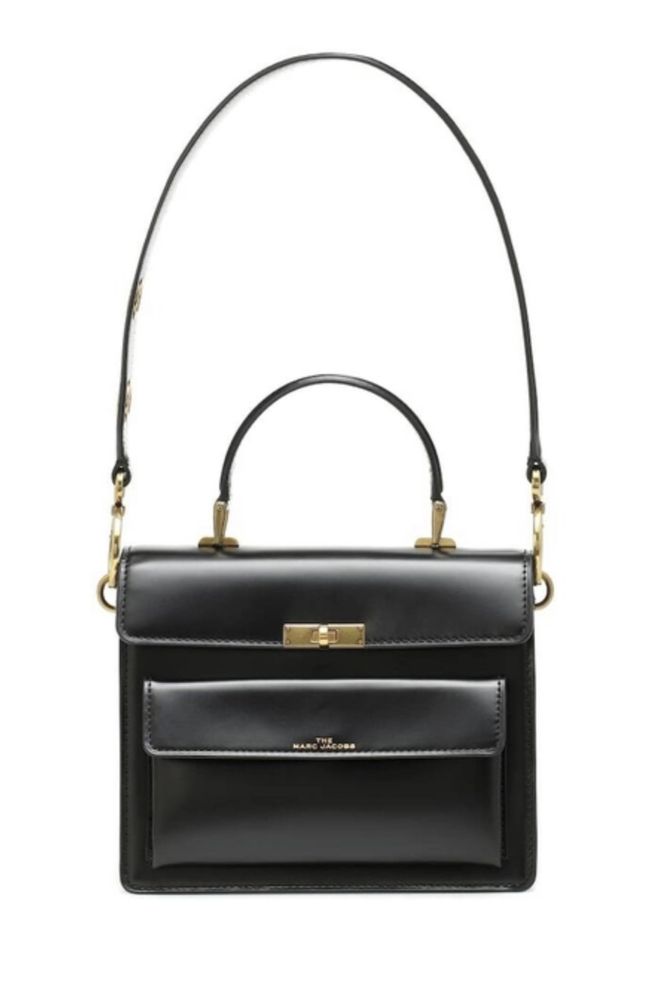 Сумка Marc Jacobs The Uptown Cow Leather Bag Black