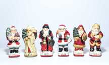 Zestaw 6 Mikołajów Kolekcjonerskich Historycznych 13,5cm