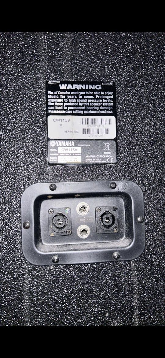 Sprzedam kolumny szerokopasmowe yamacha c112va c115va350 w ! jak nowe