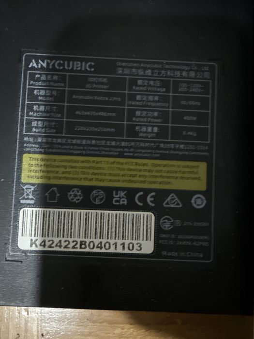 Impressora 3D Anycubic kobra 2 Pro