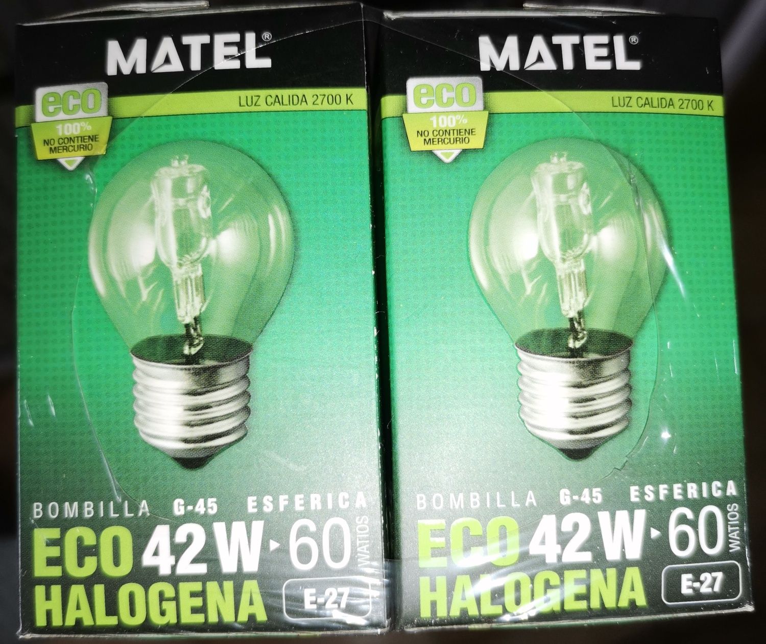 Lâmpada ECO Halogena 28,42,70 e 100W