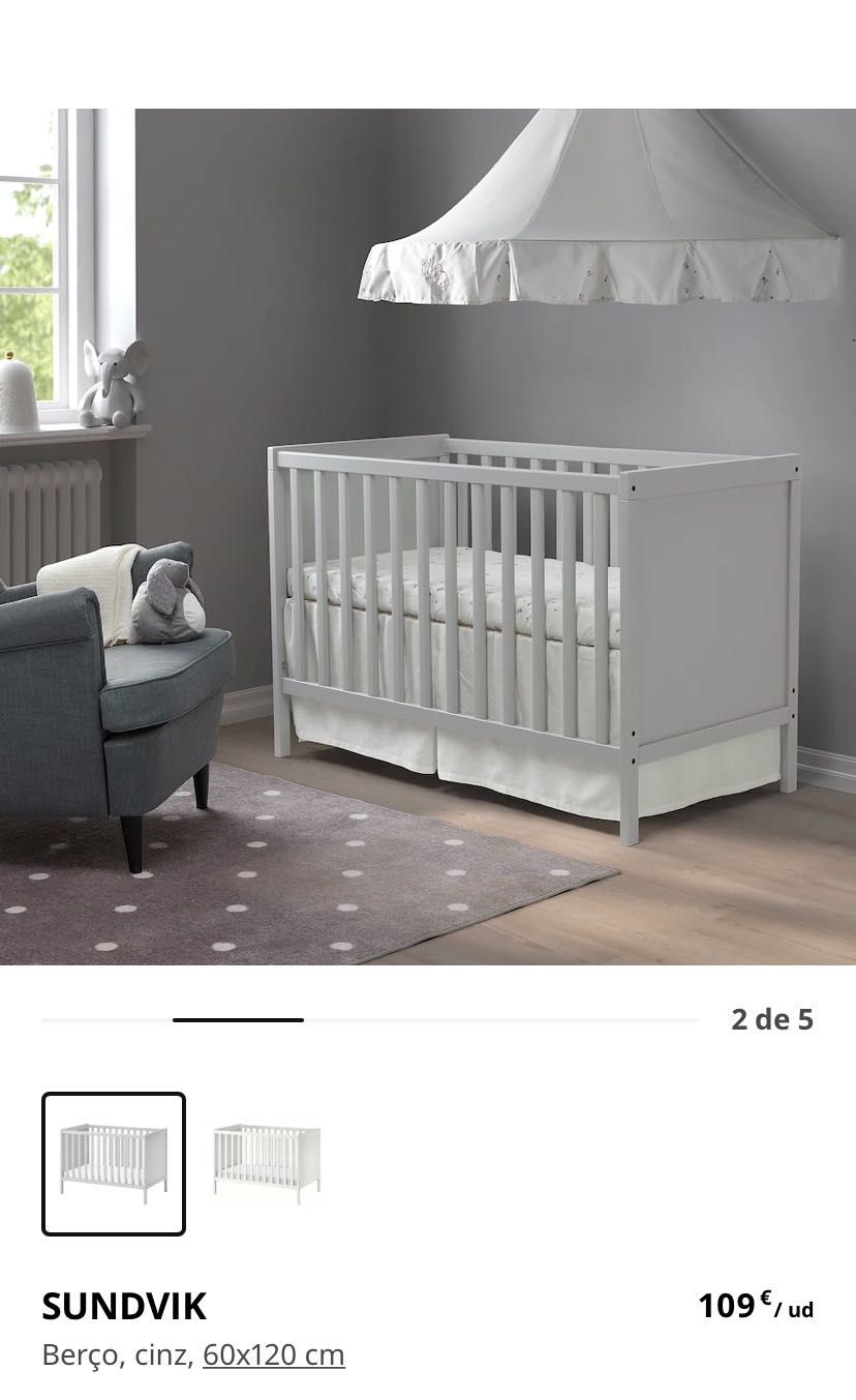 Vendo Cama de Bébé como nova