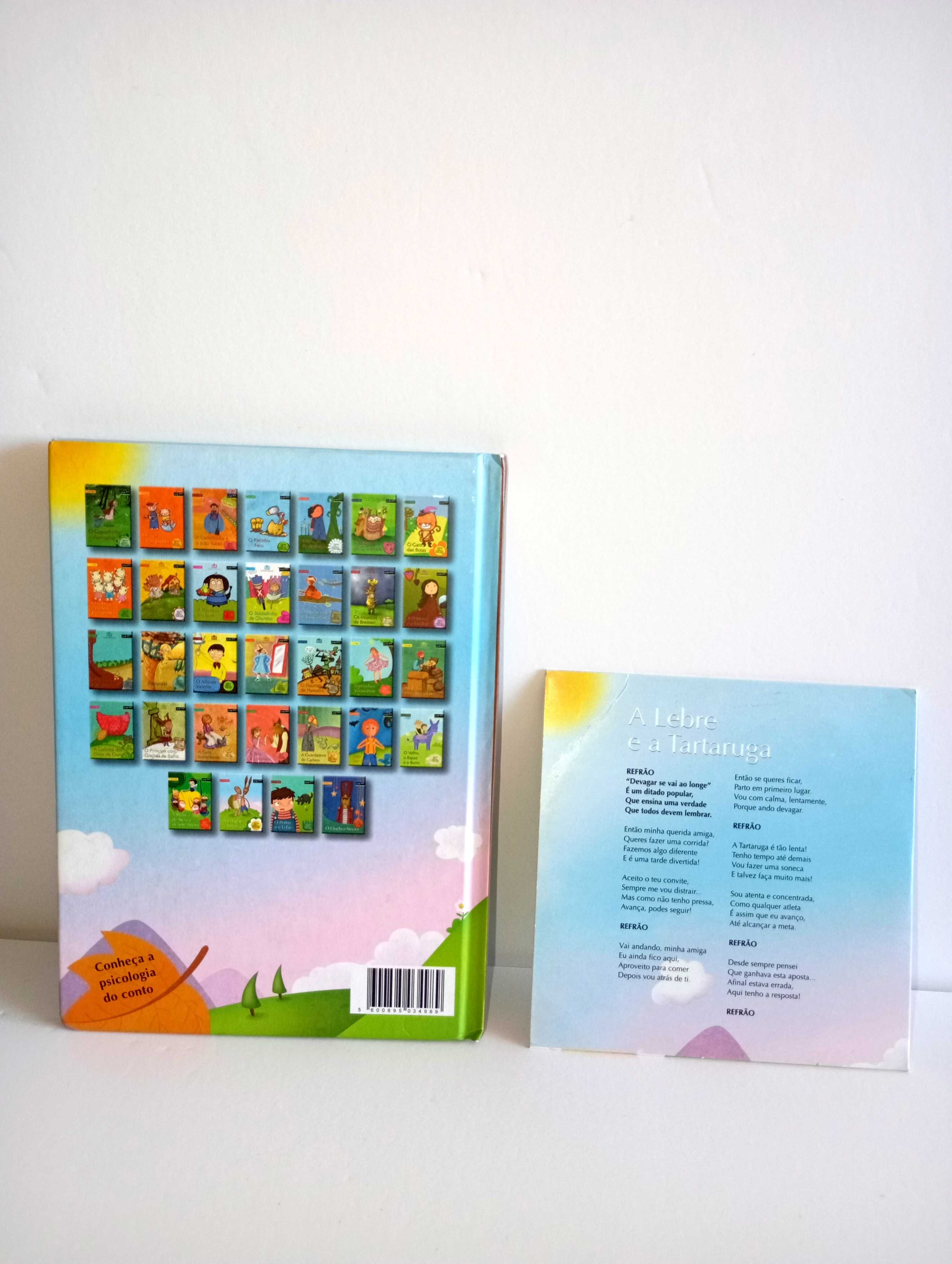 A Lebre e a Tartaruga - Livro + CD - Coleção Histórias de encantar