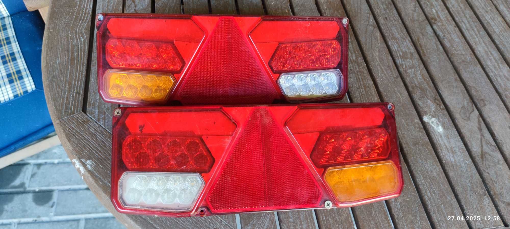 Lampy LED do naczepy WAS 1040 komplet