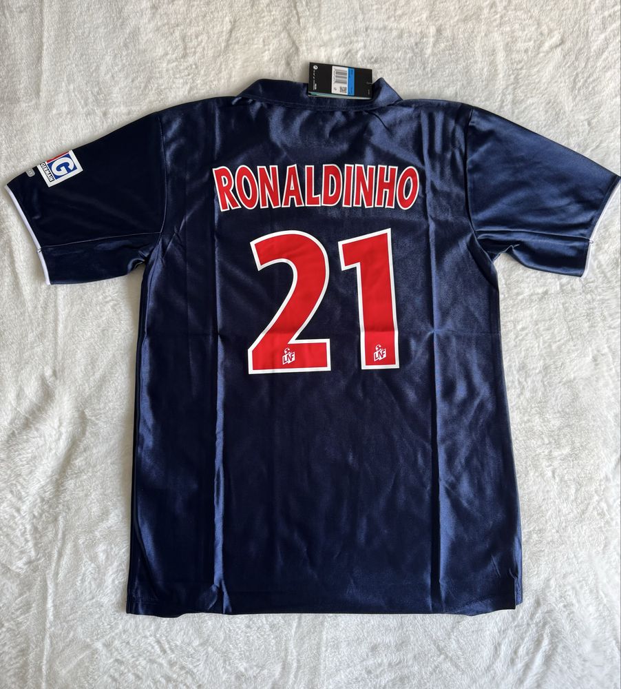 Camisola PSG Ronaldinho 21 - época 2002/03