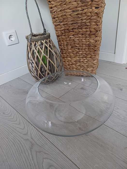 Pote Taça grande vidro marca:  fabrico do vidro marinha grande dá para