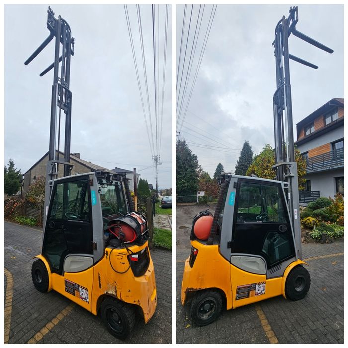 Wózek widłowy JUNGHEINRICH TFG320s Triplex 5sekcji 2016LPG transport