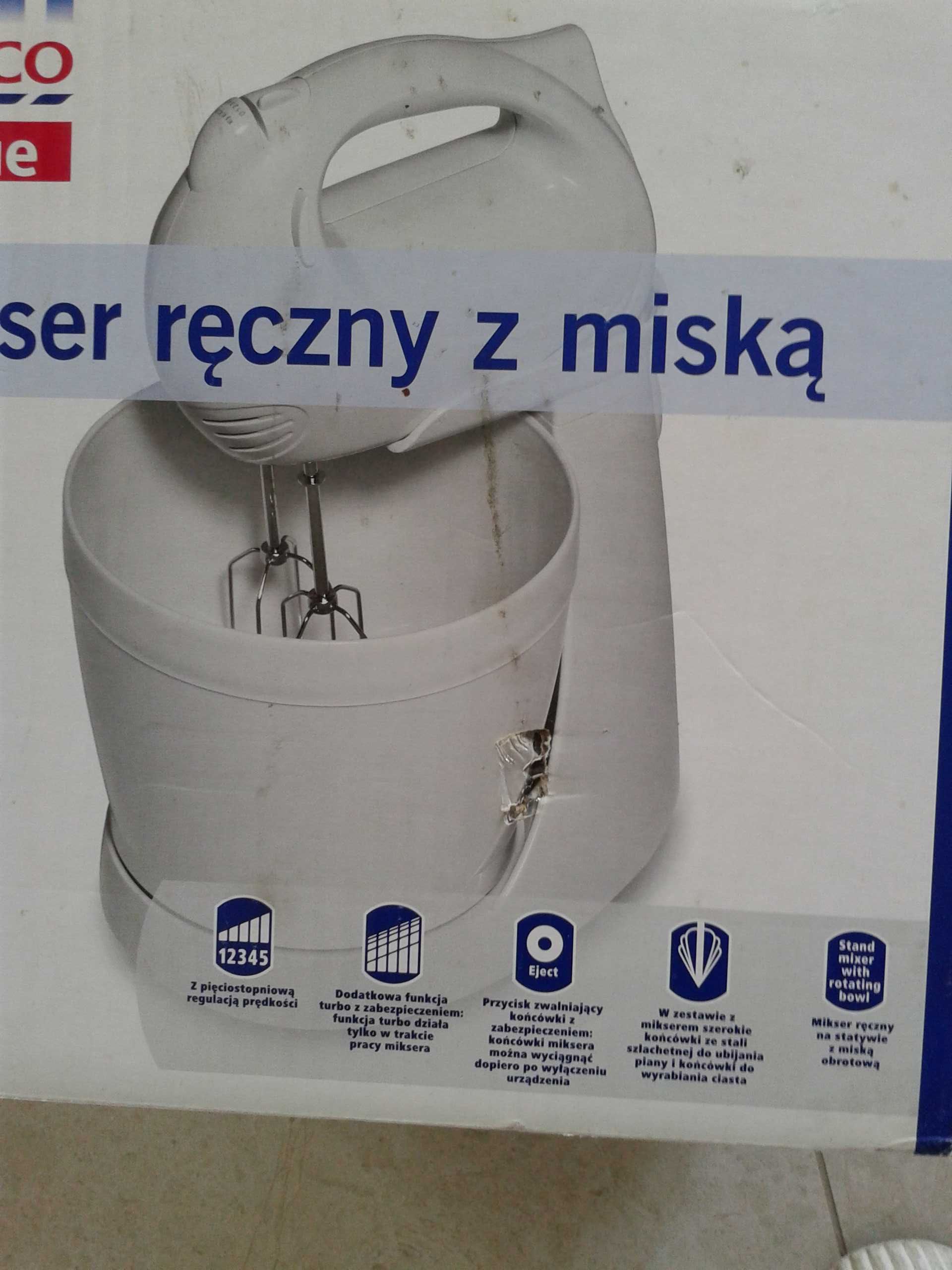 mikser z misą, robot kuchenny