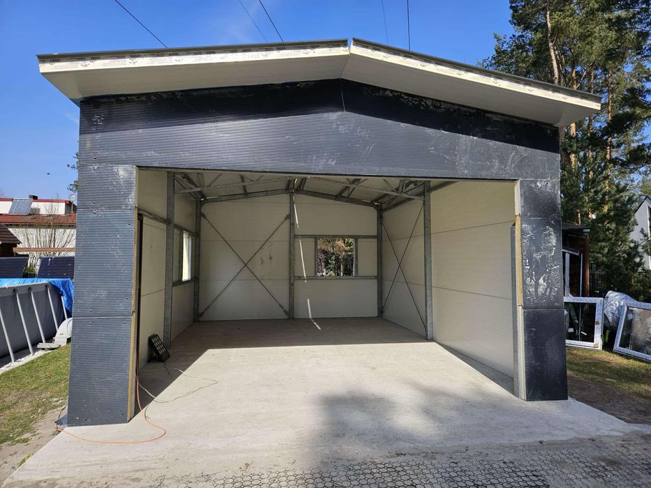 Garaż 5x7 m | 35 m2 Konstrukcja Stalowa pod płytę warstwową