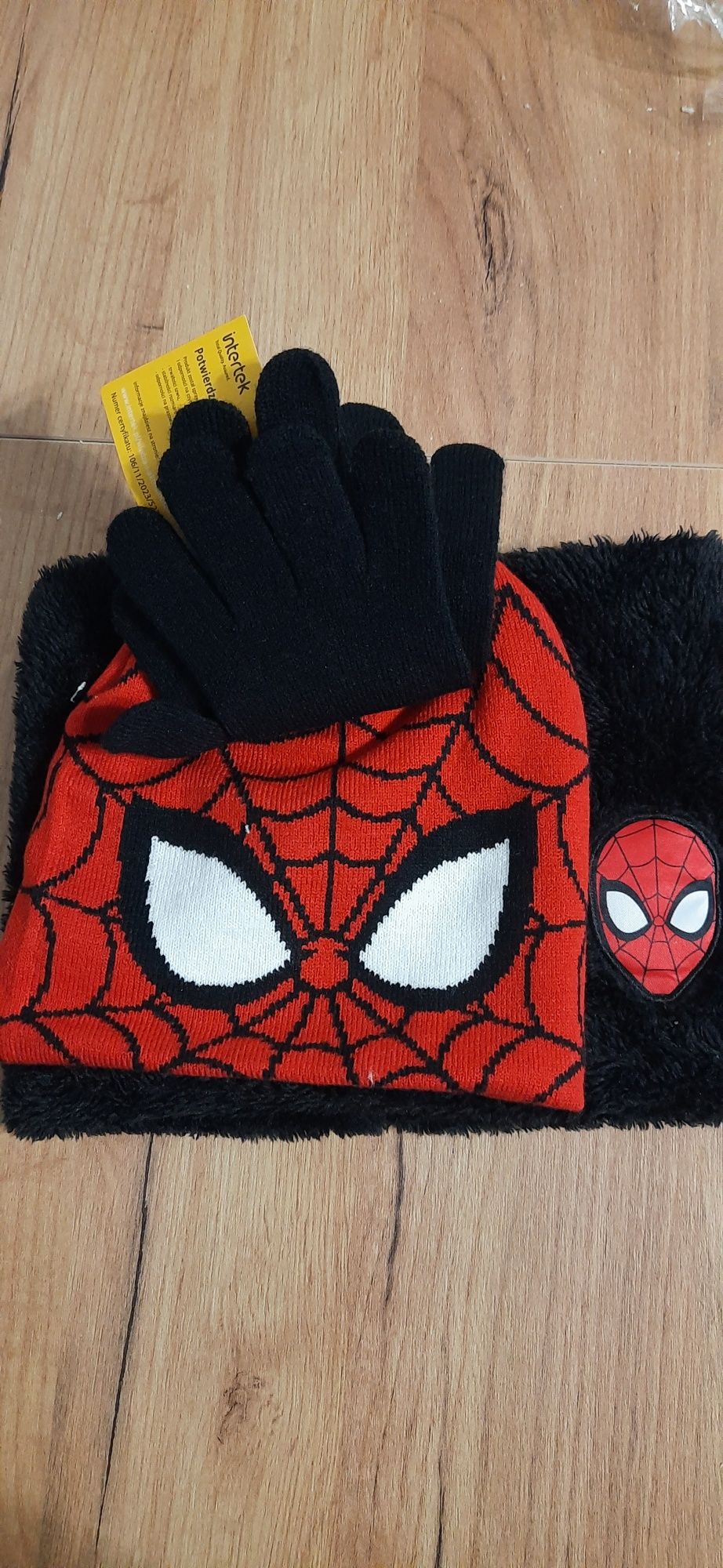 Czapka komin rękawiczki Spiderman