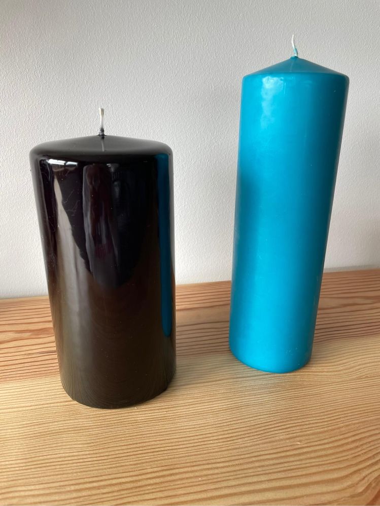 Conjunto de duas Velas grossas sem perfume