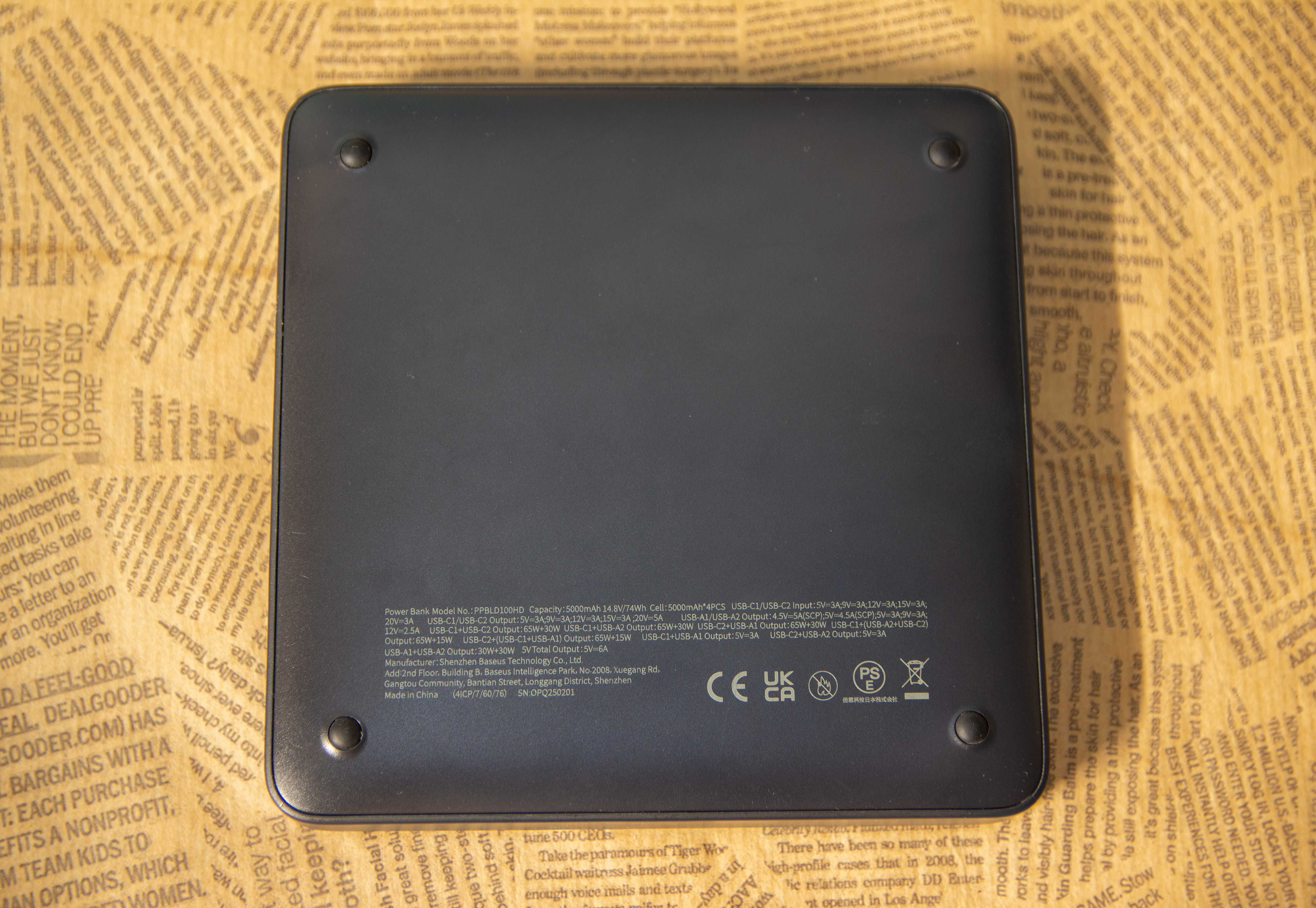 +КАБЕЛЬ! Павербанк Baseus Blade 100W 20000 mAh|Зовнішній акумулятор