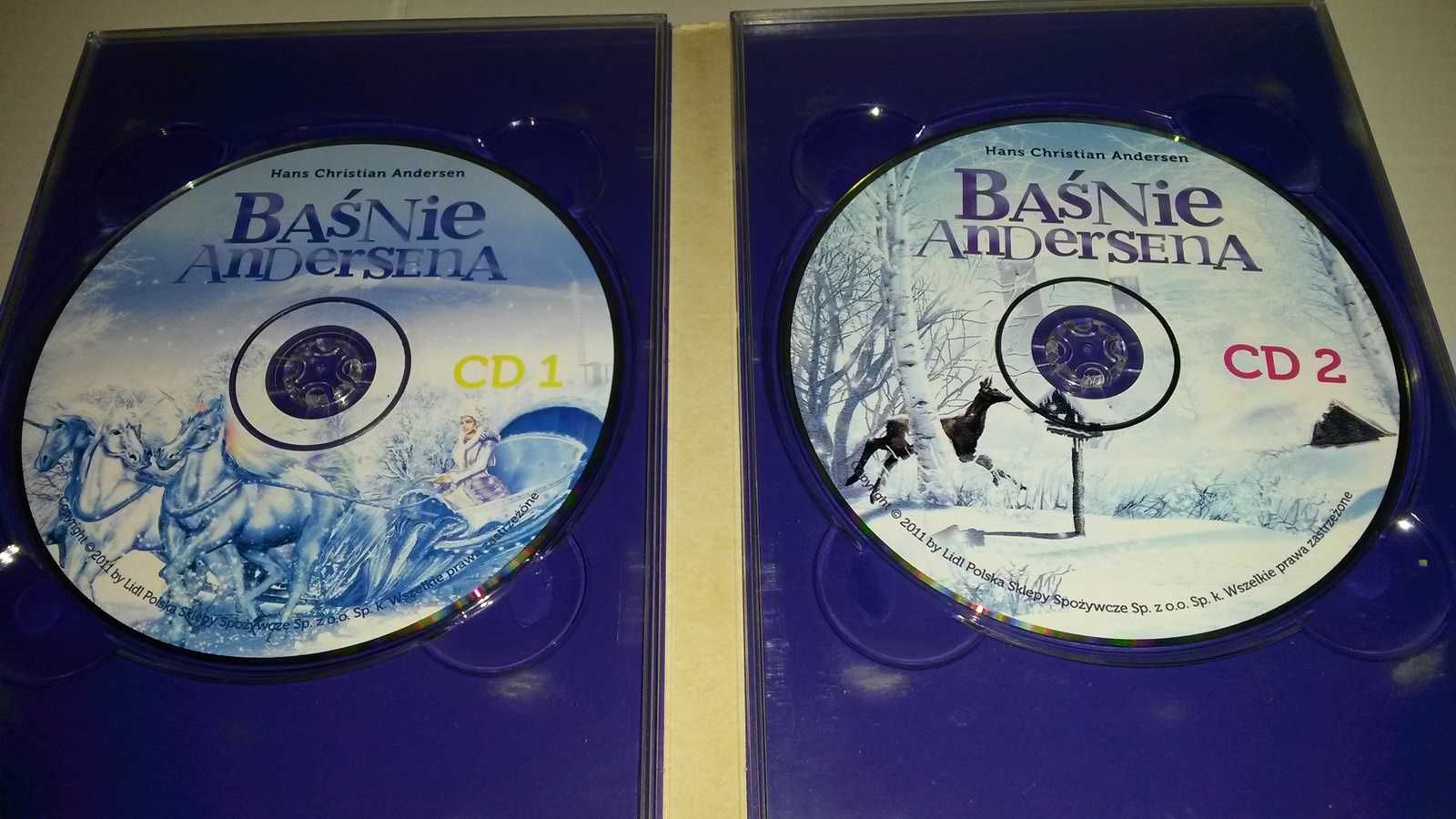 Baśnie Andersena Królowa Śniegu Dziewczynka z zapałkami  audiobook