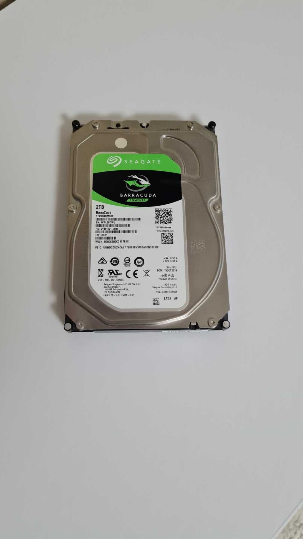 Продам жорсткий диск Seagate BarraCuda HDD 2TB