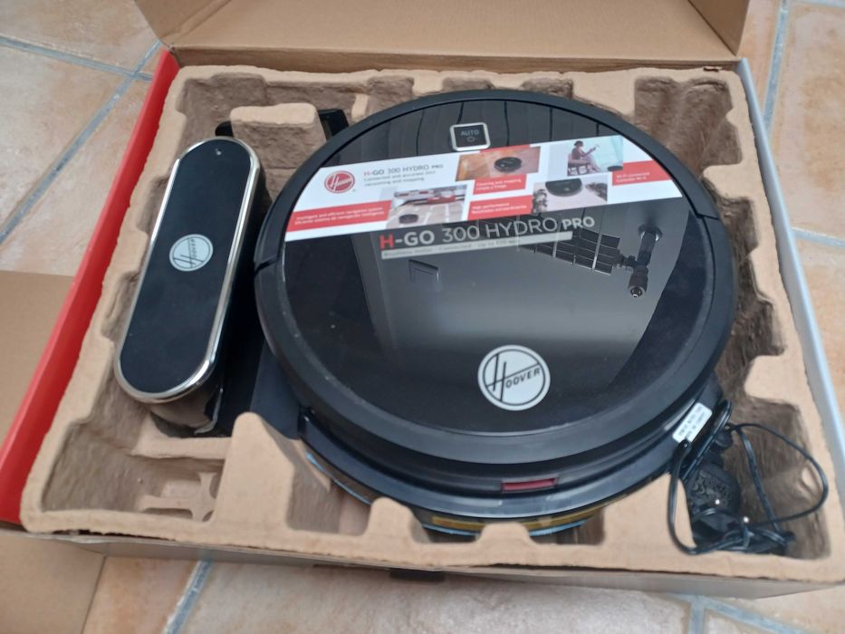 Aspirador Robô HOOVER H-Go 300 Hydro HGO320H 011 - Novo