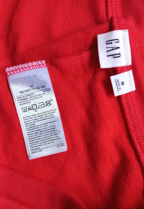 Штаны джоггеры Gap р. М женские красные, Геп.