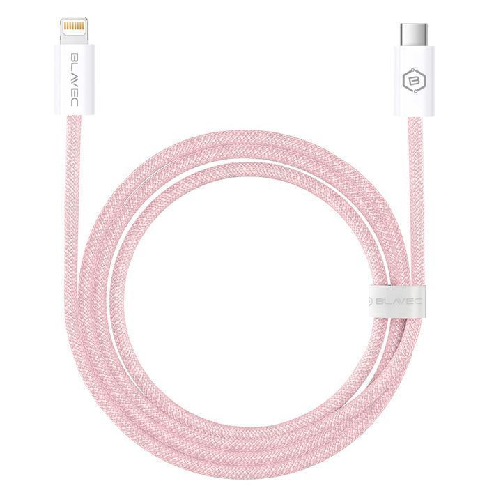 Blavec Kabel Candy Typ C Lightning PD 20W 2,4A 1m (CCA-CL24P10) różowy