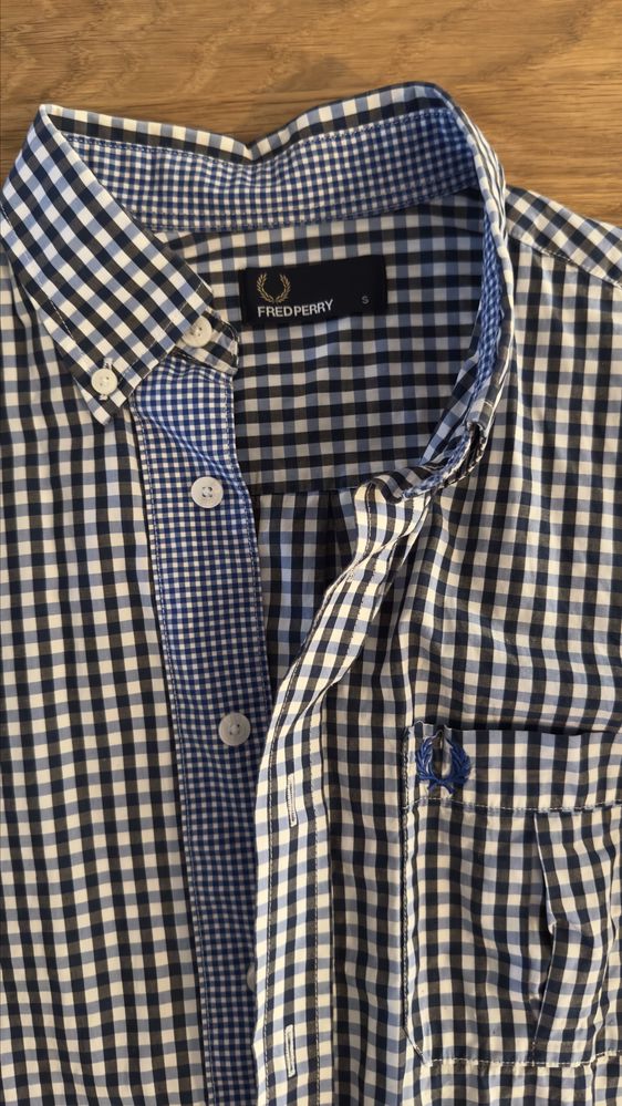 Fred Perry koszula w kratę rozmiar S niska cena