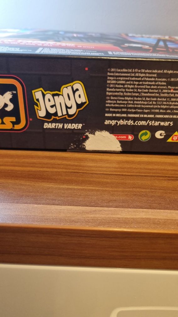 Angry Birds Star Wars Jenga Darth Vader