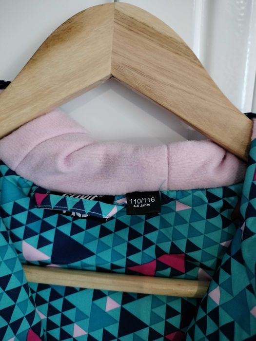 Kurtka narciarska zimowa dziewczęca r.110-116