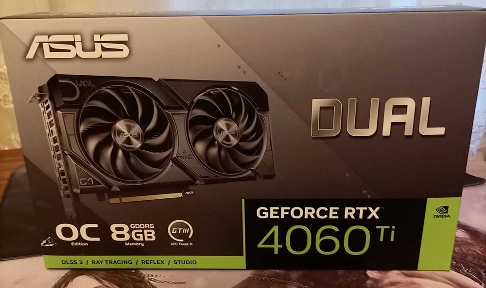 Відеокарта ASUS RTX 4060 Ti Dual EVO 8GB Гарантія до 09.2027