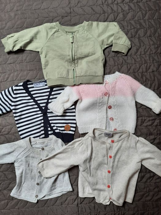 Bluzy, sweterki dziewczęce 9 szt