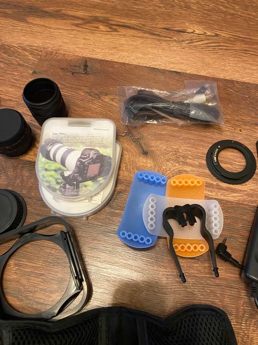 Aparat Canon 60D, 3 obiektywy, dużo akcesoriów