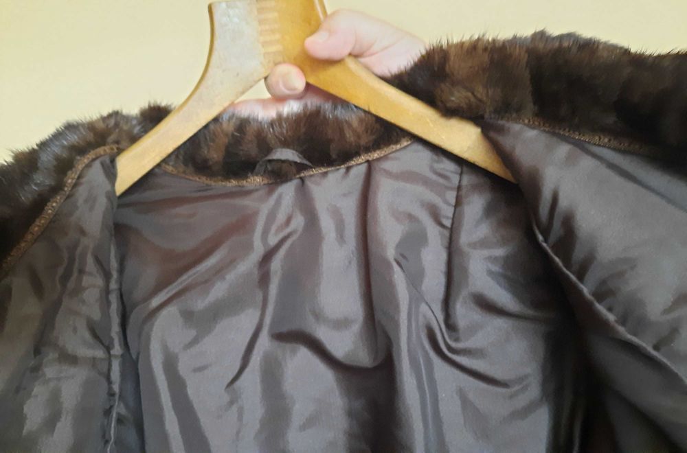 Futro naturalne z norek