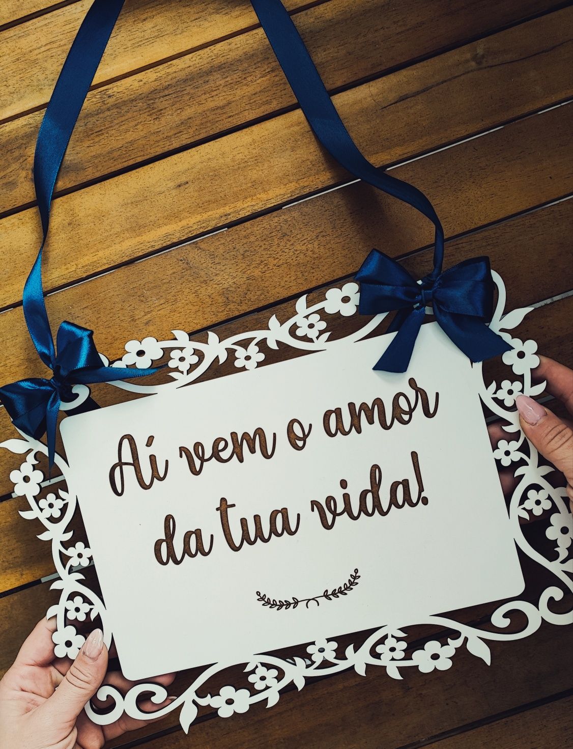 Placas de entrada casamento