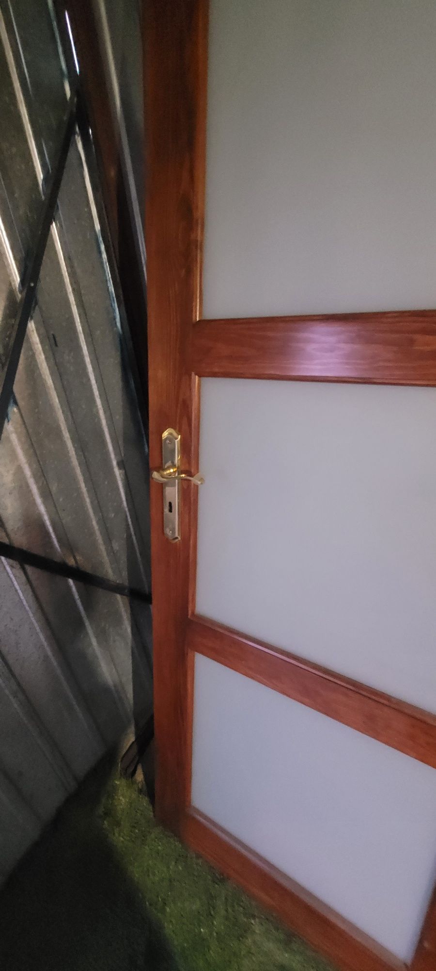 Drzwi drewniane komplet x2 plus ościeżnice