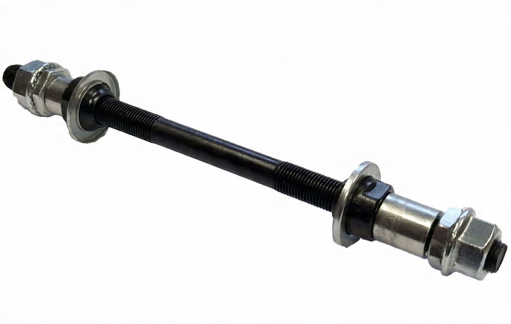 Oś tylnej piasty 9,5mm 3/8" 175mm wolnobieg konusy ośka tył rowerowa
