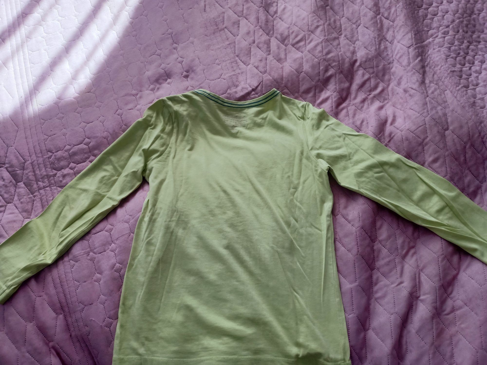 2 koszulki, bluzki na dł. rękaw dla chłopca w rozm. 134 cm