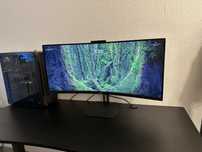 Monitor AOC V5 CU34V5CW 34" 3440x1440px 100Hz Curved [gwarancja]