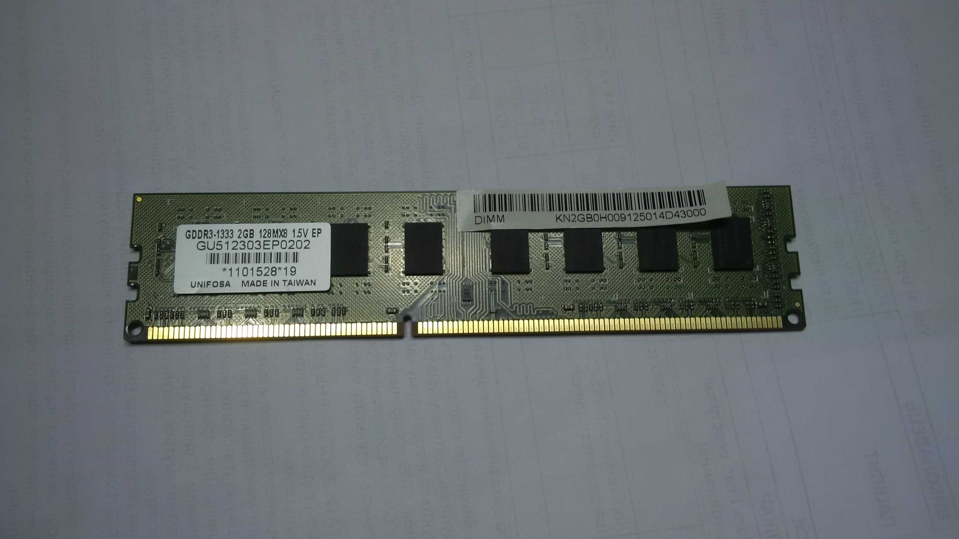 Модуль Установки Деталь ОЗП ОЗУ RAM GDDR3-1333 2GB 128MX8 1.5V EP CL9