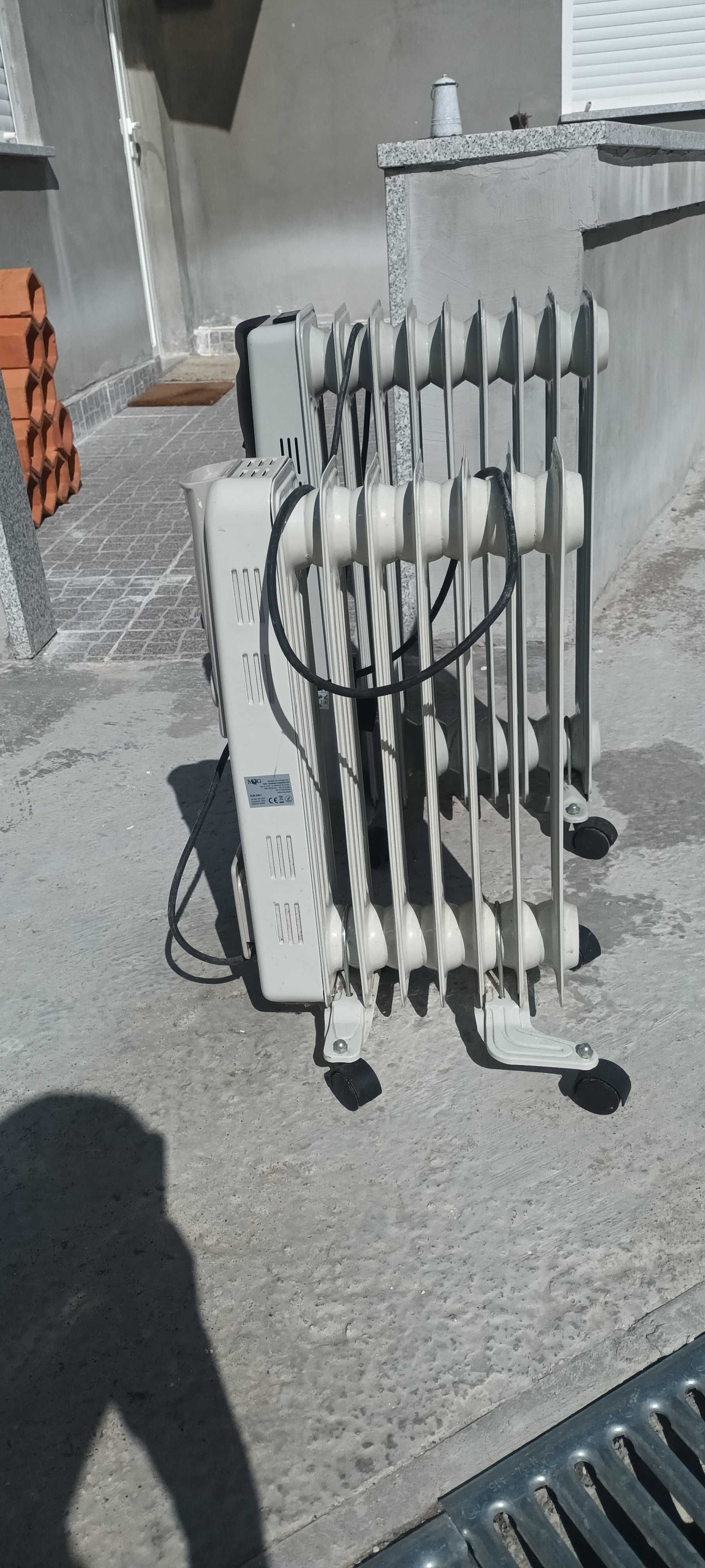 Cilindro e aquecedores
