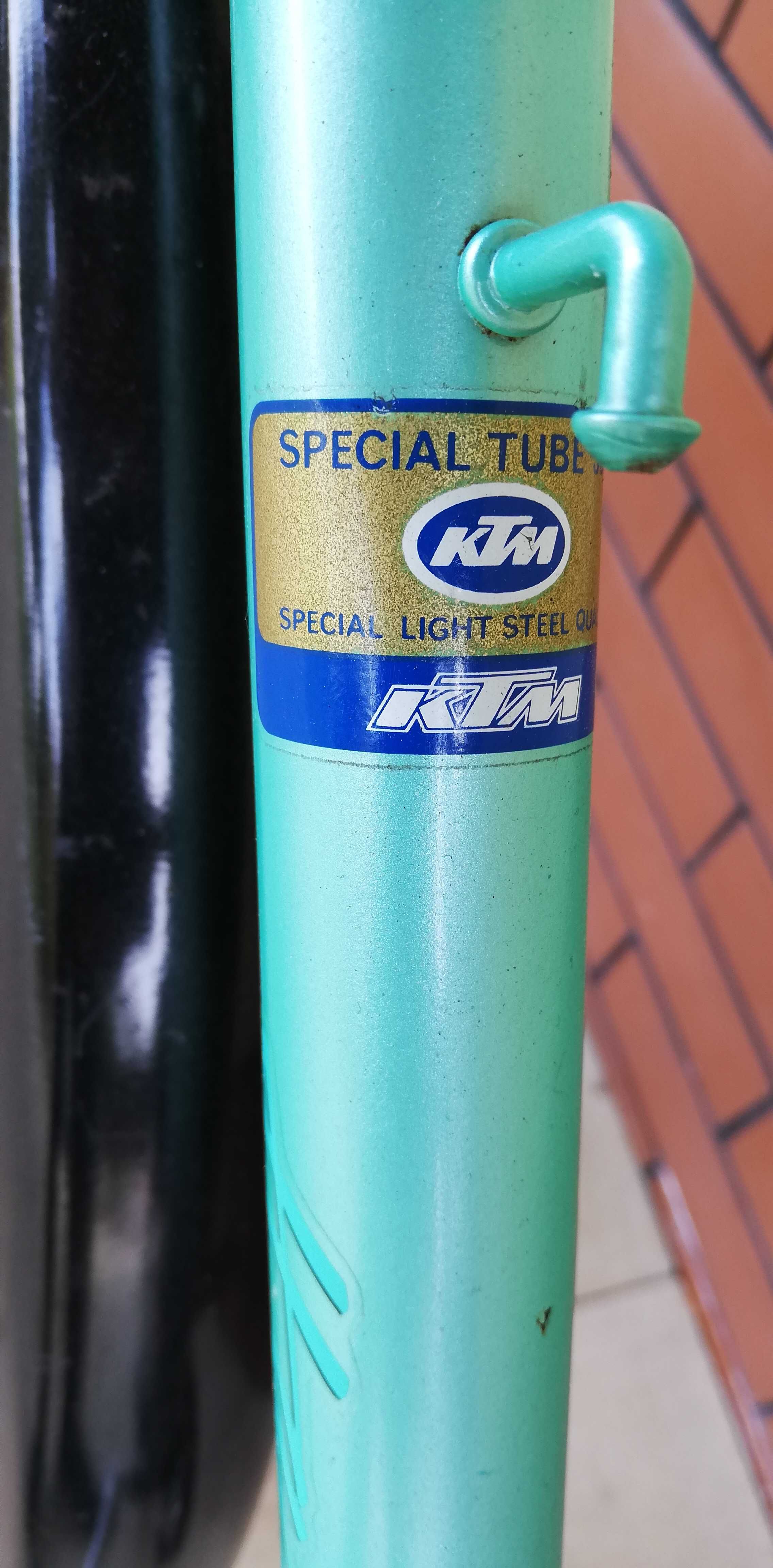 rower damka klasyczna dwururka KTM retro miejski niemiecki