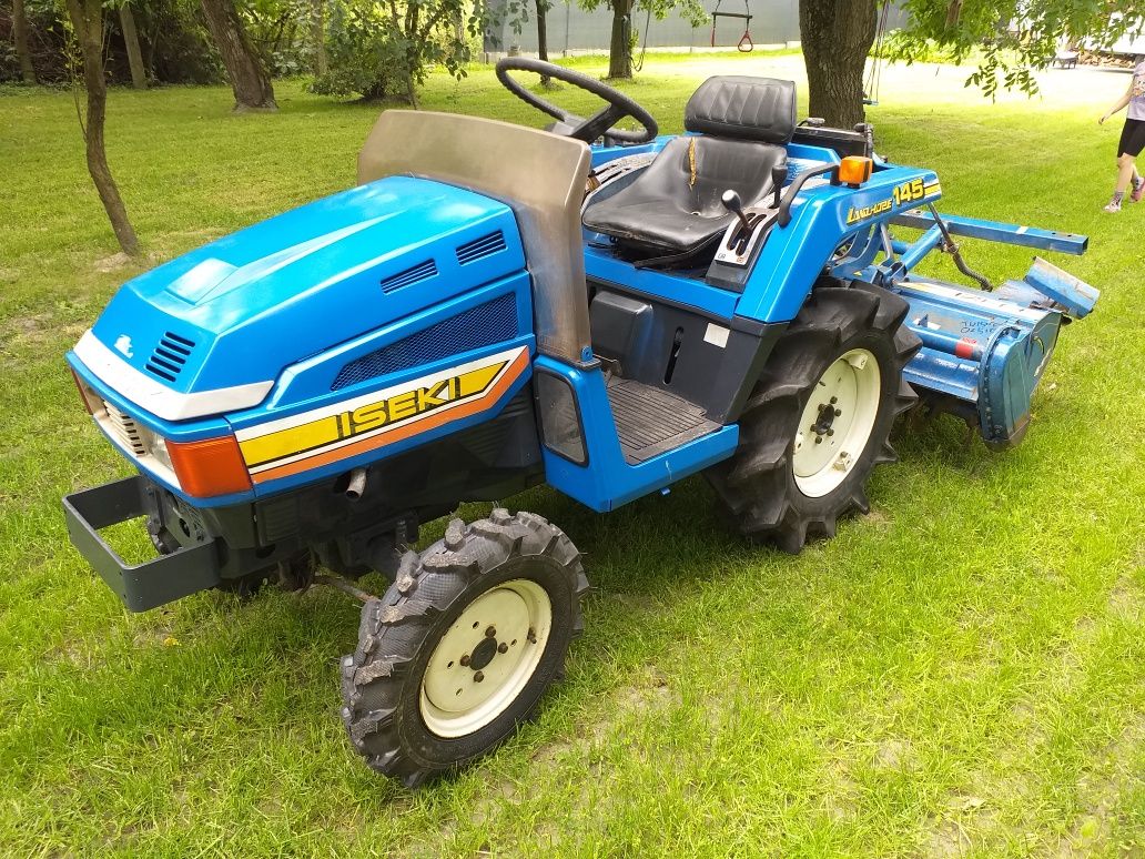 Mini Traktorek Iseki Landhope 145 15km 4x4 z glebogryzarką 120cm Orgin