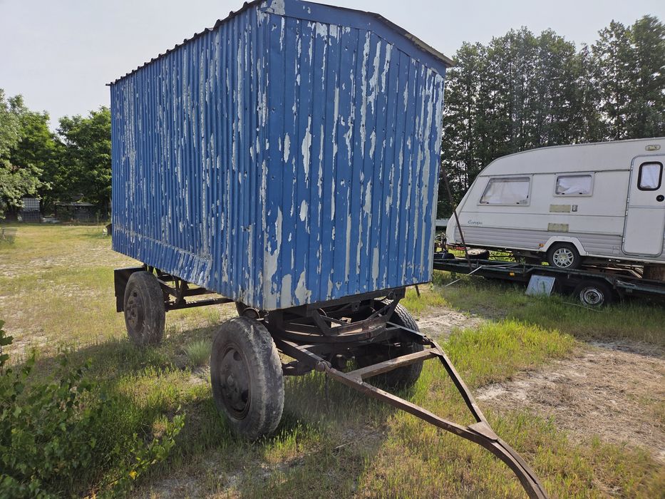 Przyczepa d44 Autosan barak transport Złoczew