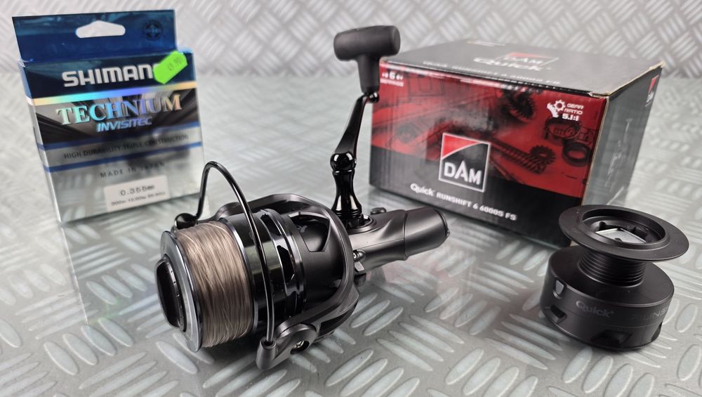 Kołowrotek gruntowy feeder karp sum DAM Quick RunShift 6 6000S FS