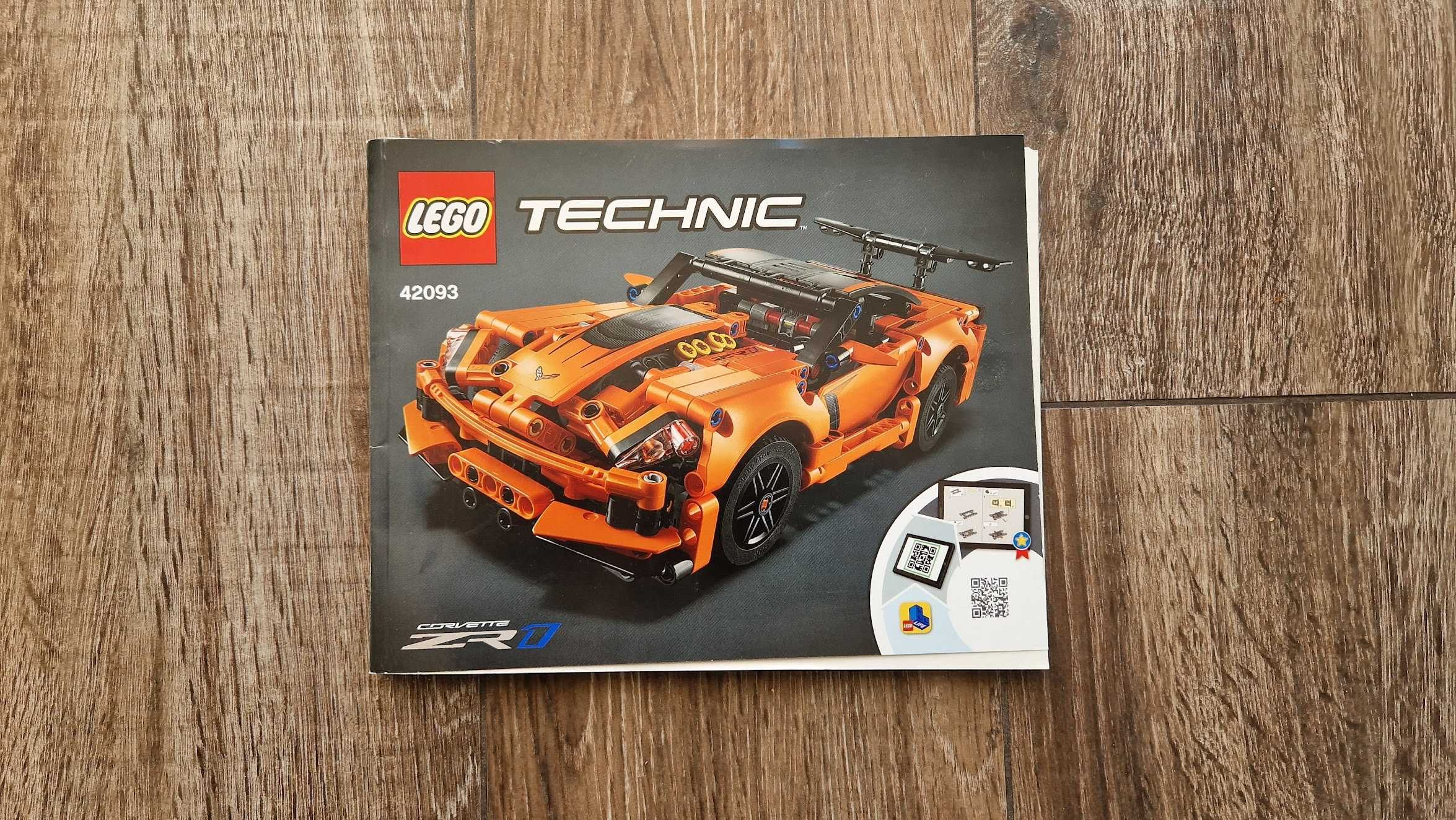 LEGO Instrukcja 42093 Technic Chevrolet Corvette ZR14.3
