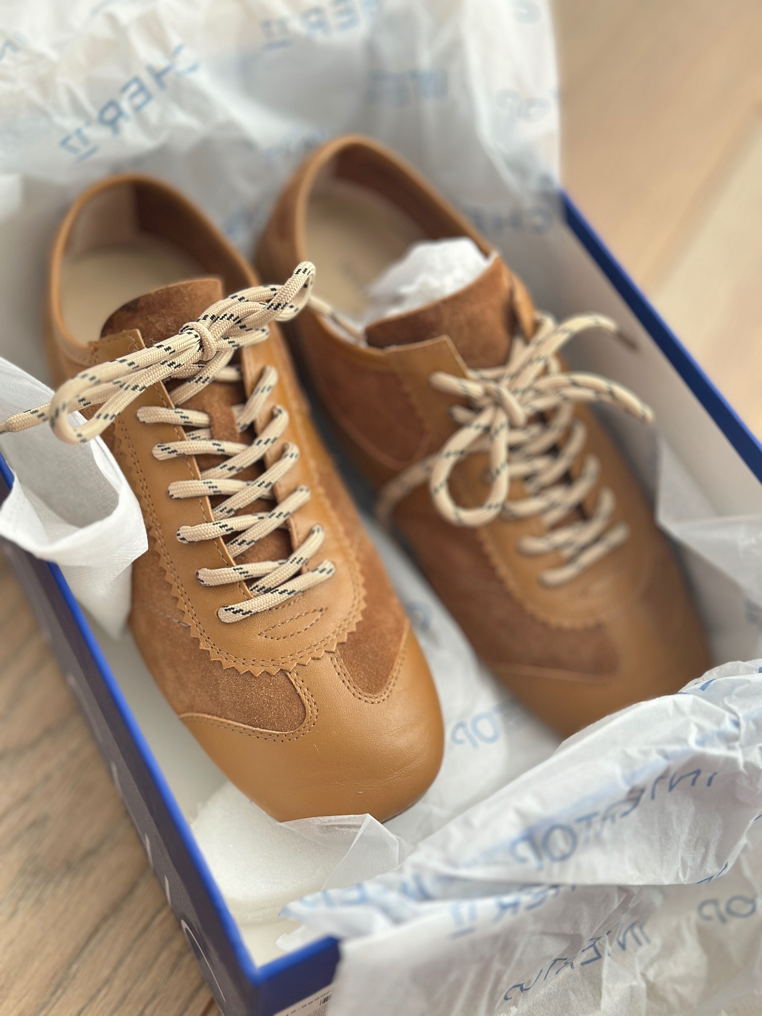 Кеди Cher17 Intertop, шкіряні, карамельні