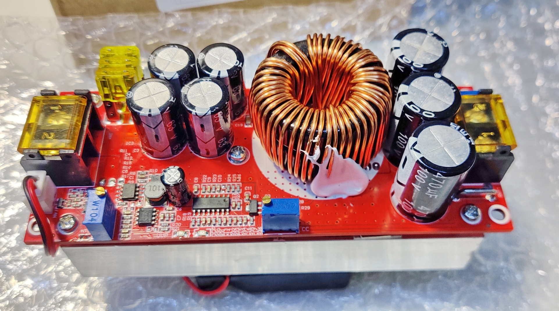Повышающий преобразователь DC-DC 1800W 40A 10V-60V to 12V-90V