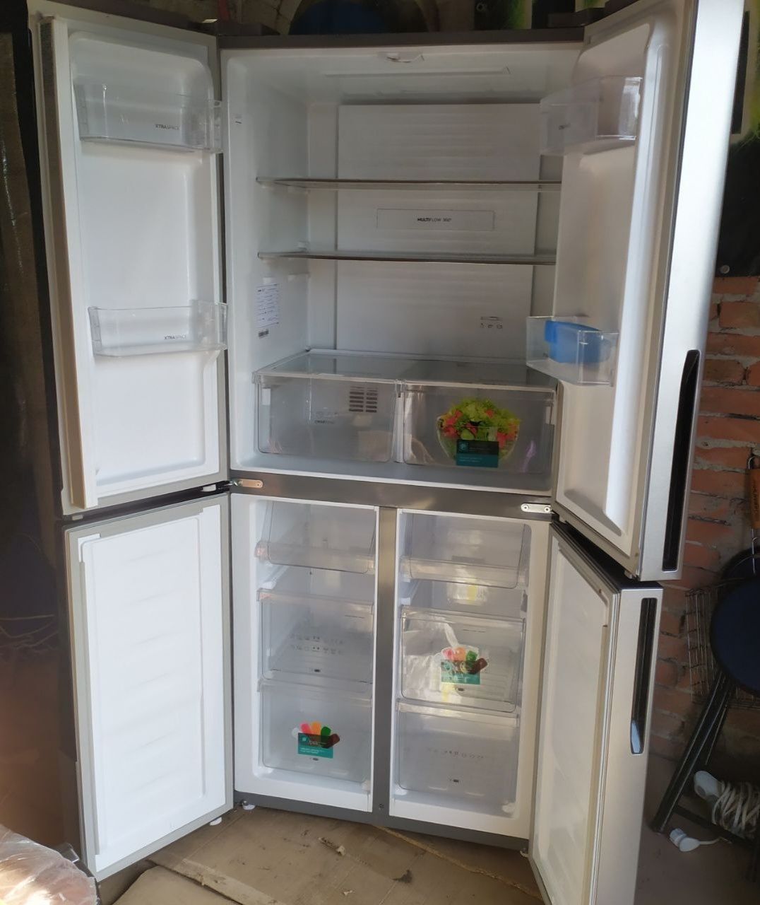 Холодильник двухдверный, многодверный Gorenja NRM8181MX