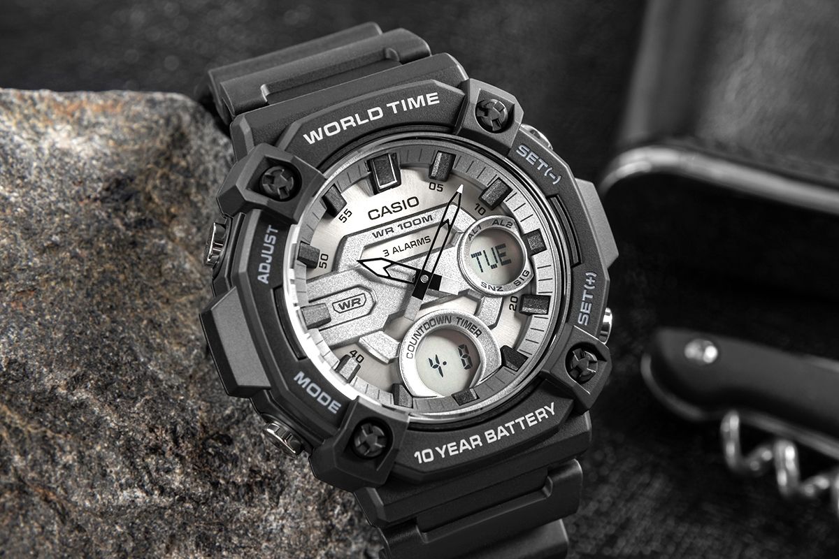 zegarek męski casio aeq-120w-7avdf + box
